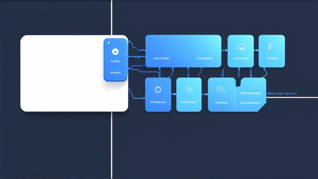 A real-time voice agent as an assembly pipeline of stages, audio flowing through connected blocks